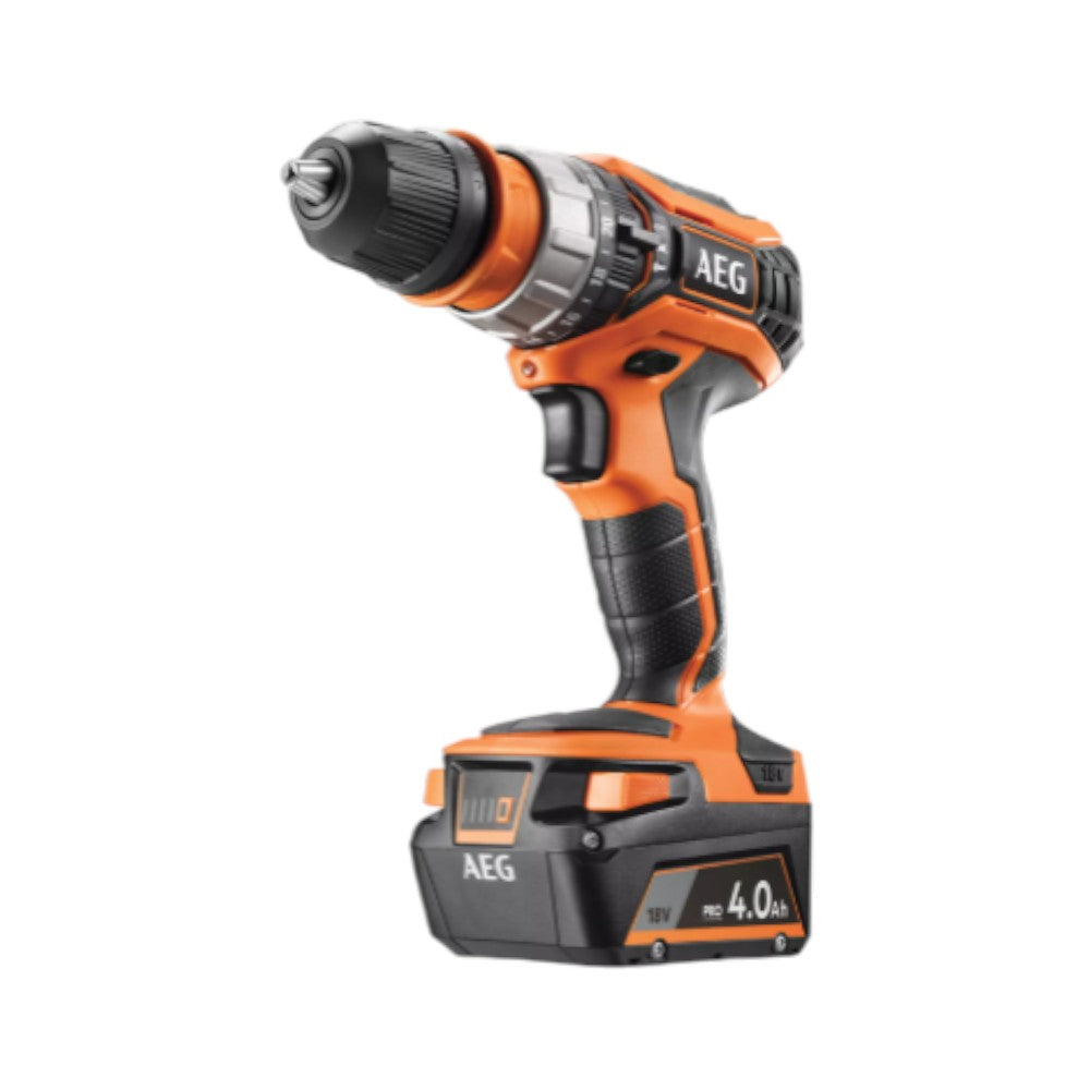 Kit trapano a percussione con 2 batterie al litio da 18V 4.0Ah valigia e set accessori