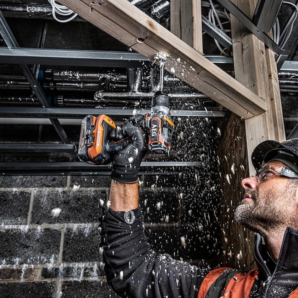 Perceuse à percussion sans fil sous-compacte 'bsb18sbl-202c' aeg 18v 2.0ah