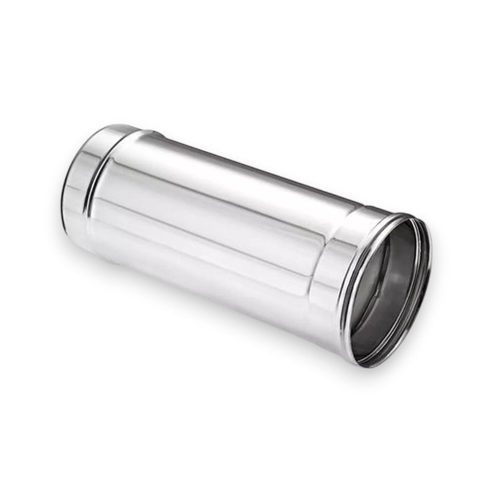 Tube simple paroi en acier inoxydable Aisi 304, épaisseur 0,5 mm, 50 cm - ø 80 mm