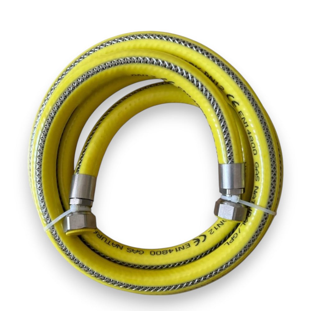 Tuyau Gaz Flexible Inox Avec Gaine Ff - 300 cm