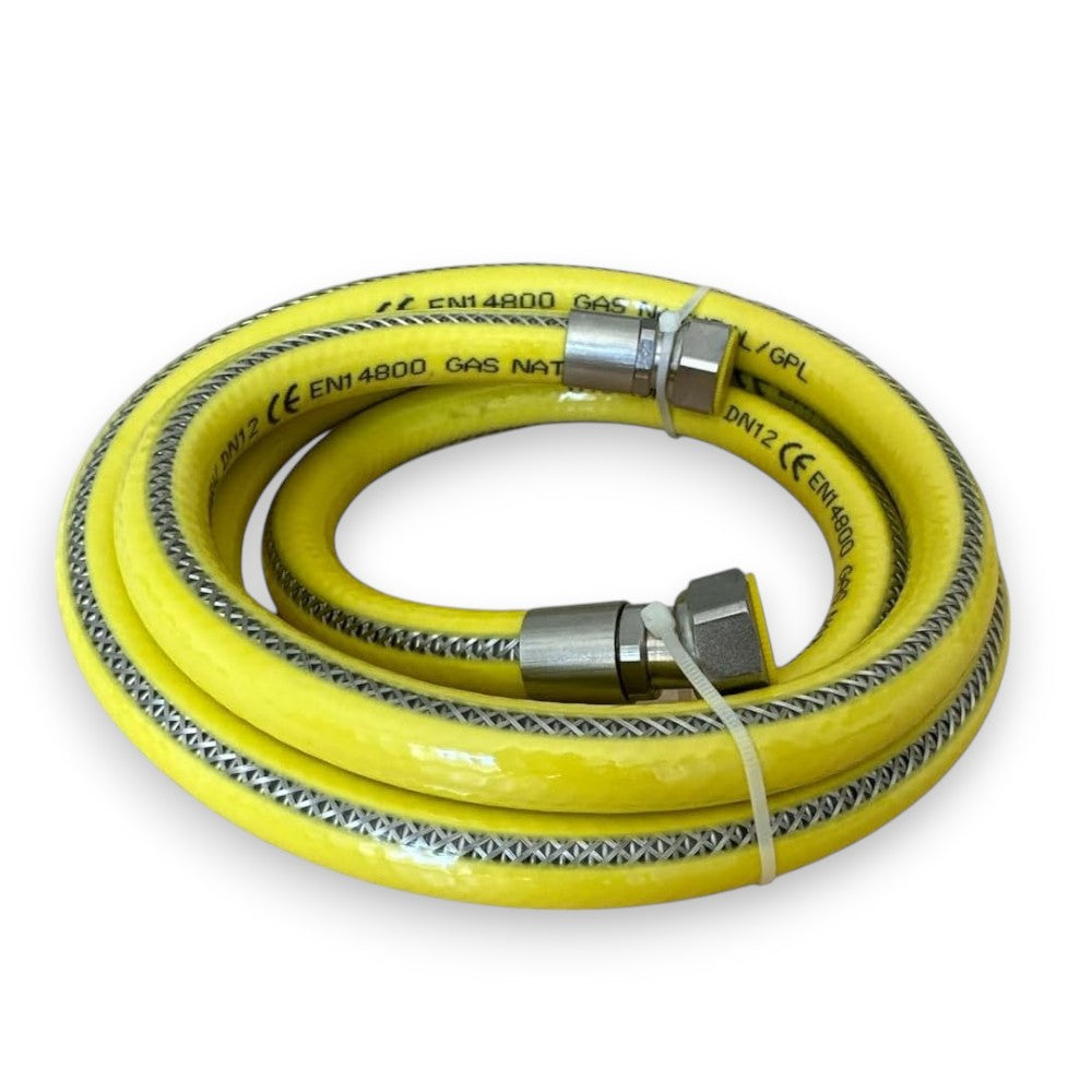 Tuyau Gaz Flexible Inox Avec Gaine Ff - 300 cm