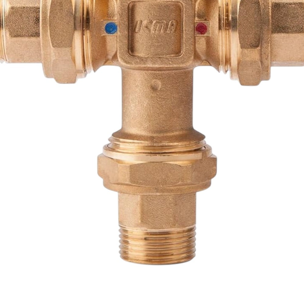 Miscelatore termostatico per impianti solari 3/4 M con regolazione temperatura 30-60 gradi