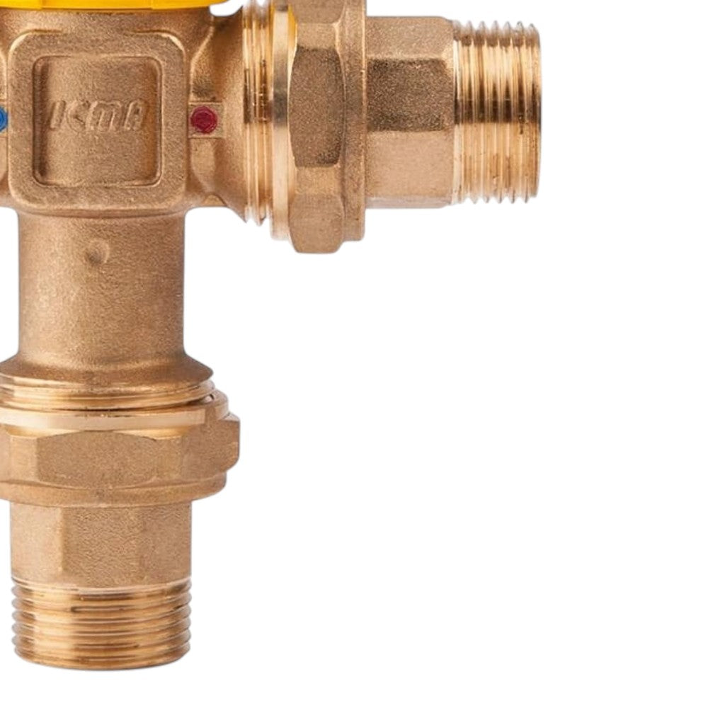 Miscelatore termostatico per impianti solari 3/4 M con regolazione temperatura 30-60 gradi