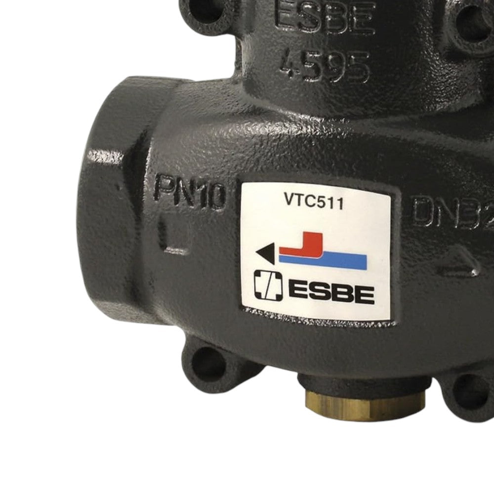 Valvola anticondensa ESBE VTCF511 1" Taratura 55°C per caldaie a biomassa e termocamini