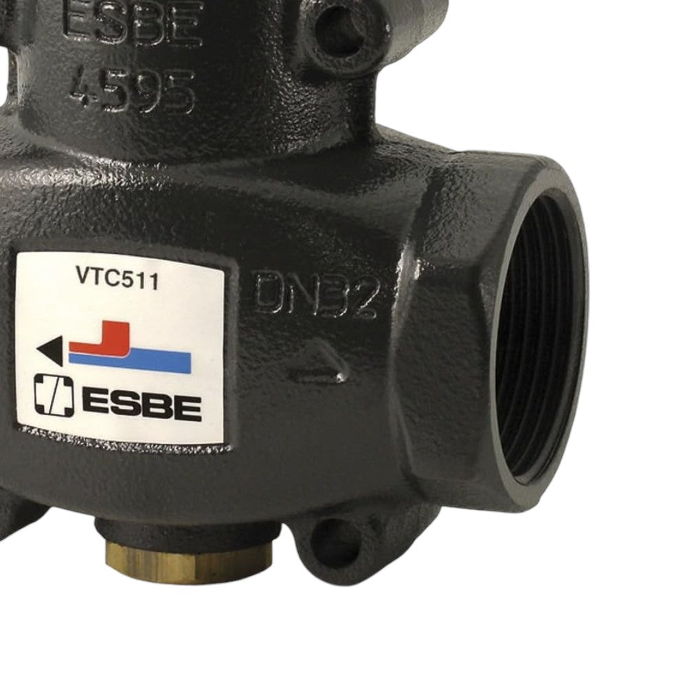 Valvola anticondensa ESBE VTCF511 1" Taratura 55°C per caldaie a biomassa e termocamini