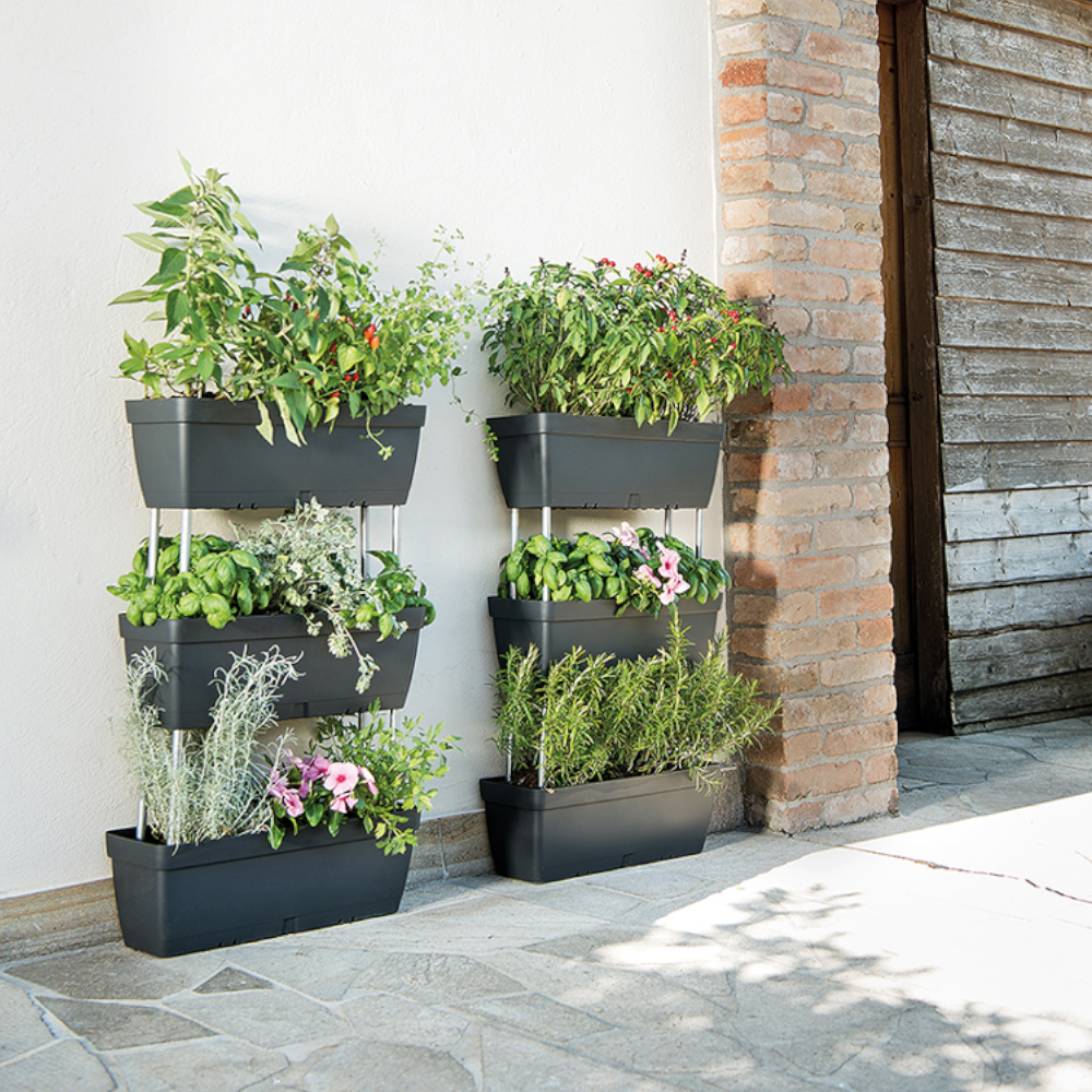 Jardinières verticales modulables superposées 50x17xH80 cm Enjoy