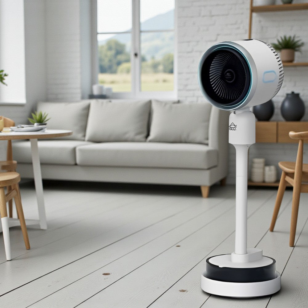 Ventilatore a piantana 50 W funzionamento caldo freddo con nebulizzatore 3 in 1