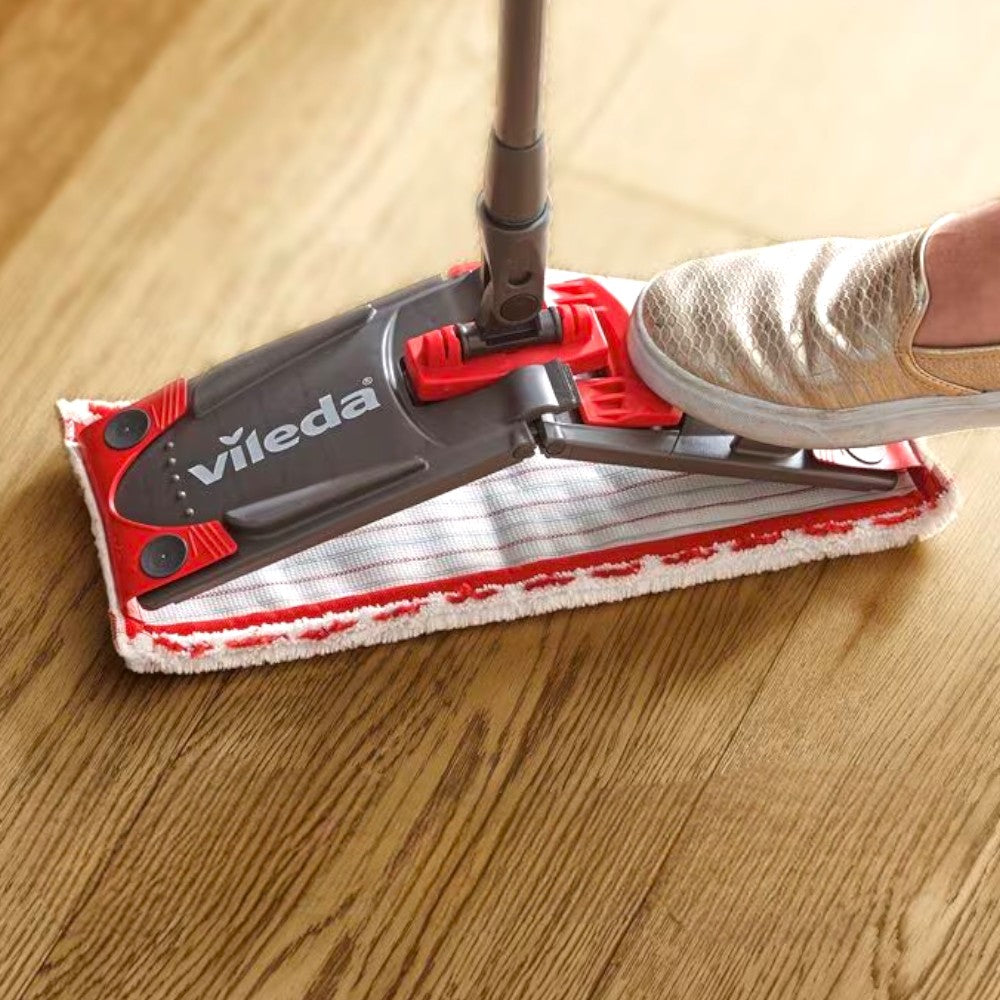 <transcy>Vileda Supermocio Revolution complet avec seau avec essoreuse et vadrouille avec chiffon en microfibre.</transcy>