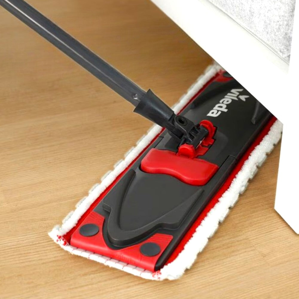 <transcy>Vileda Supermocio Revolution complet avec seau avec essoreuse et vadrouille avec chiffon en microfibre.</transcy>