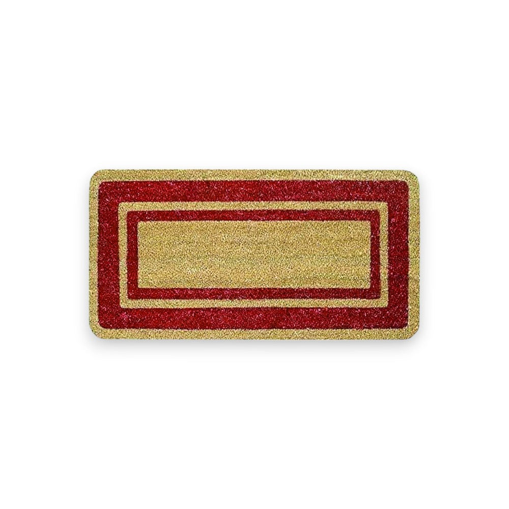 Paillasson Super Rouge Épaisseur 17 mm - 33x70 cm, épaisseur 17 mm