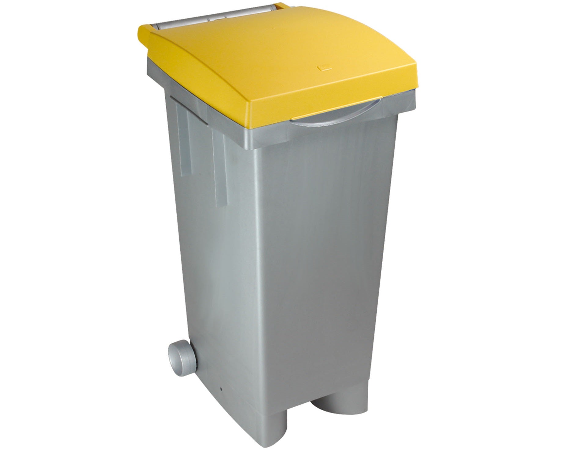 Bidone con ruote per raccolta differenziata 80 lt Tata ICS