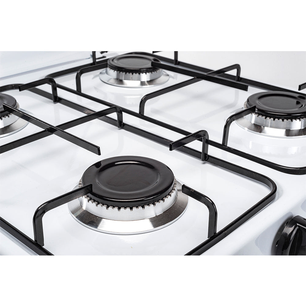 Fornello BB gas cucinino 4 fuochi struttura in acciaio da campeggio Niklas