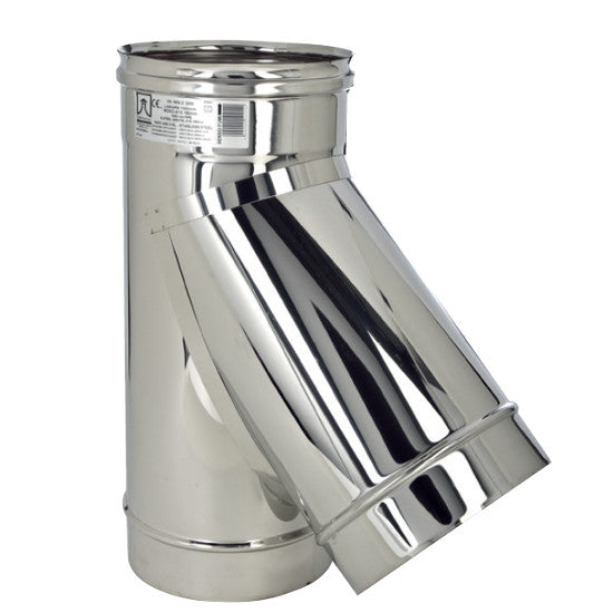 Raccordo a T 135° in acciaio inox M. M. F.