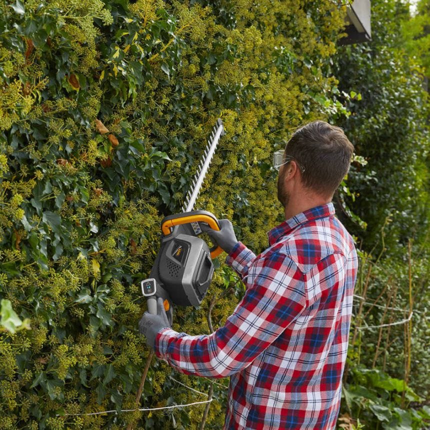 Tagliasiepi a batteria con impugnatura orientabile ALPINA 420W 48V AHT48