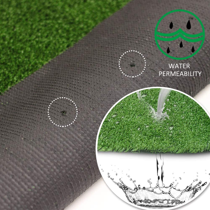 Tappeto erba verde sintetica 10mm prato finto a rotolo Olimpico