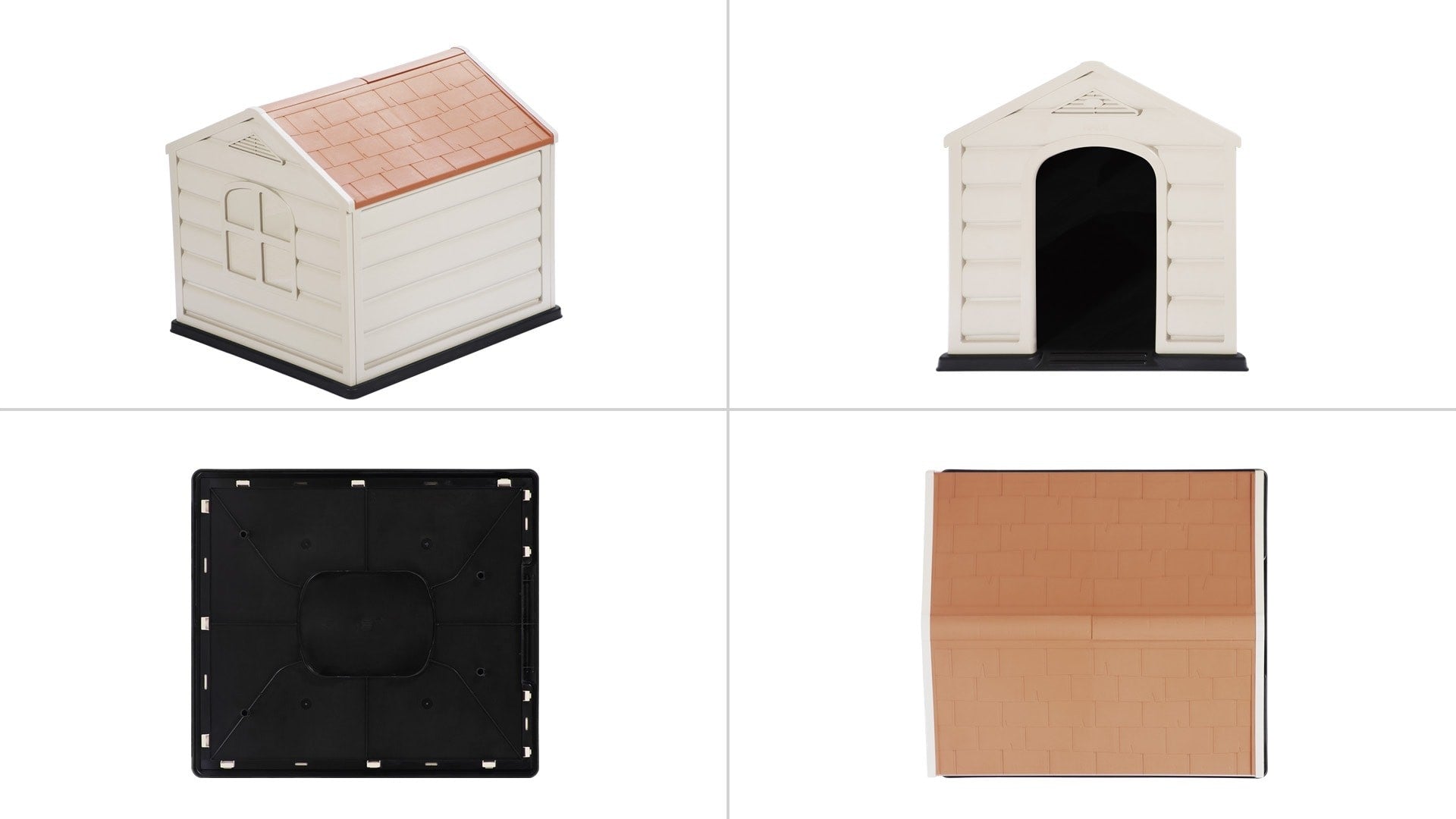 Cuccia per cani taglia media in resina 60x68x58 cm Puppy