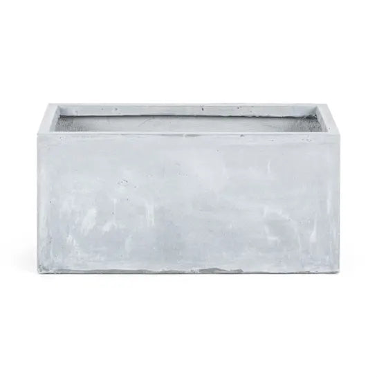 Fioriera in granulato di pietra Grigio 75x25xH33cm Art Garden