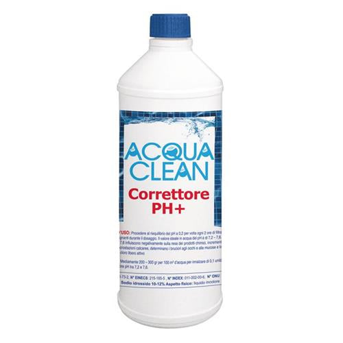 Correttore liquido PH+ per piscine 5Kg Acqua Clean