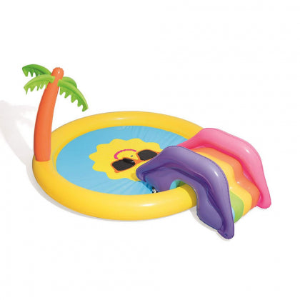 Piscinetta gonfiabile Isola del Sole con scivolo Bestway 53071