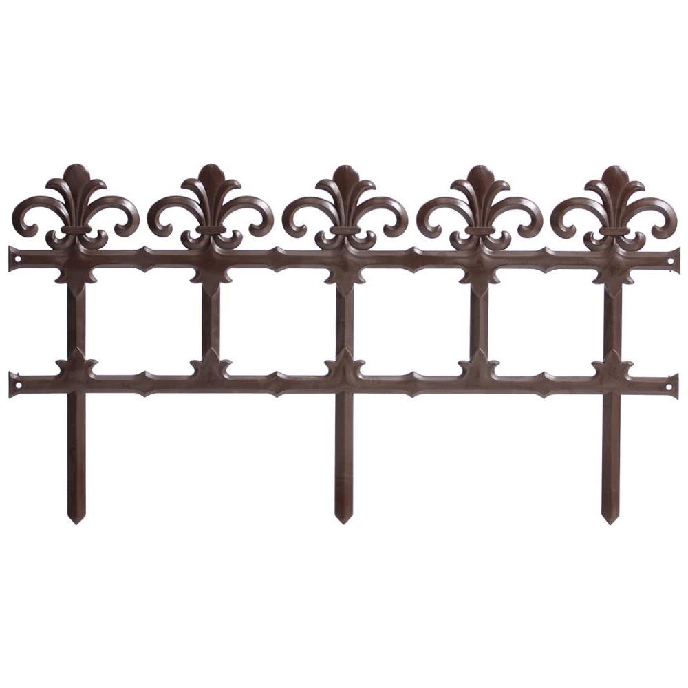 Bordura Staccionata Garden Art in resina 34cm 3,7Mt