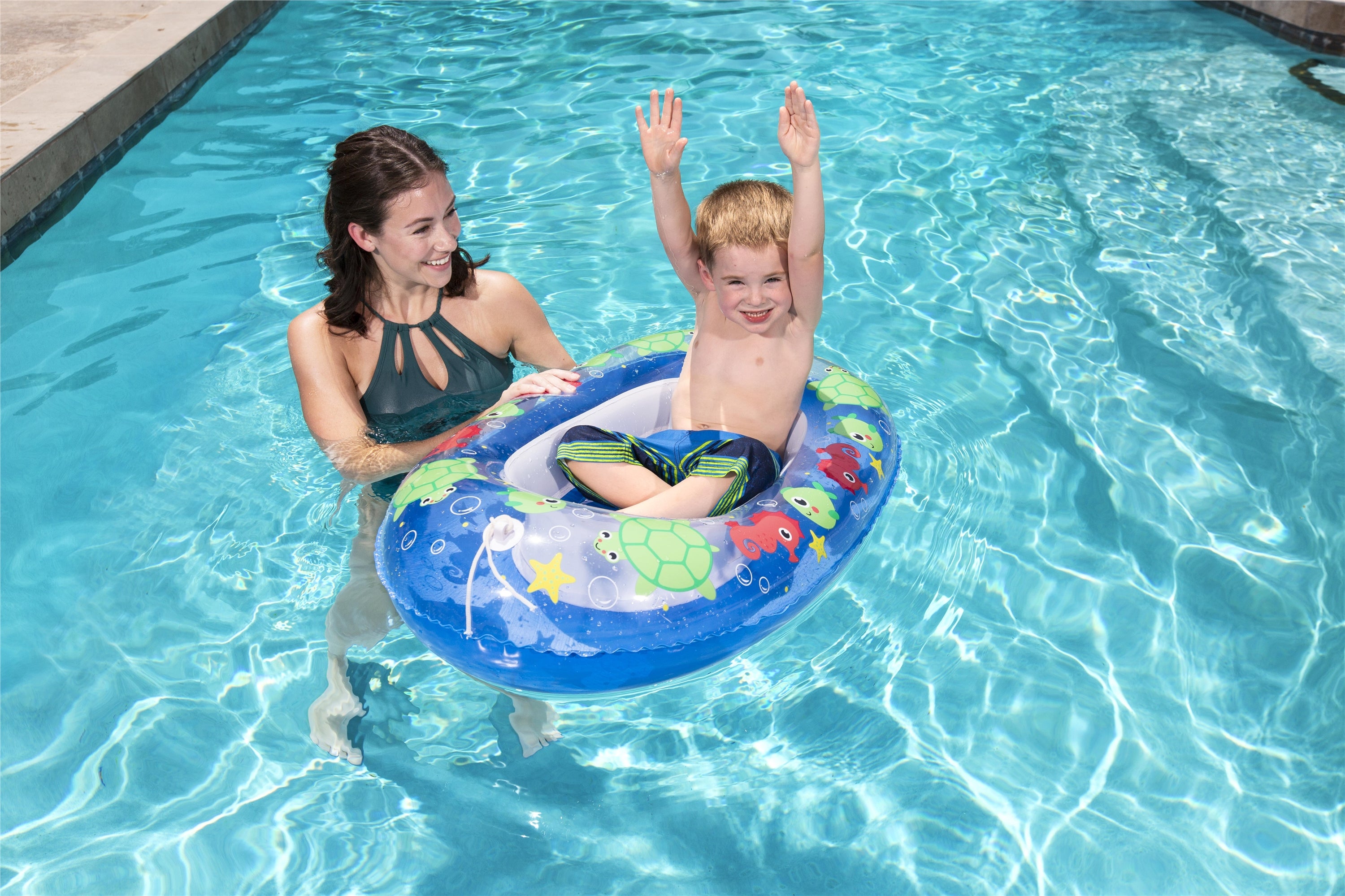 Canottino baby gonfiabile balena con Oblò BestWay 34037