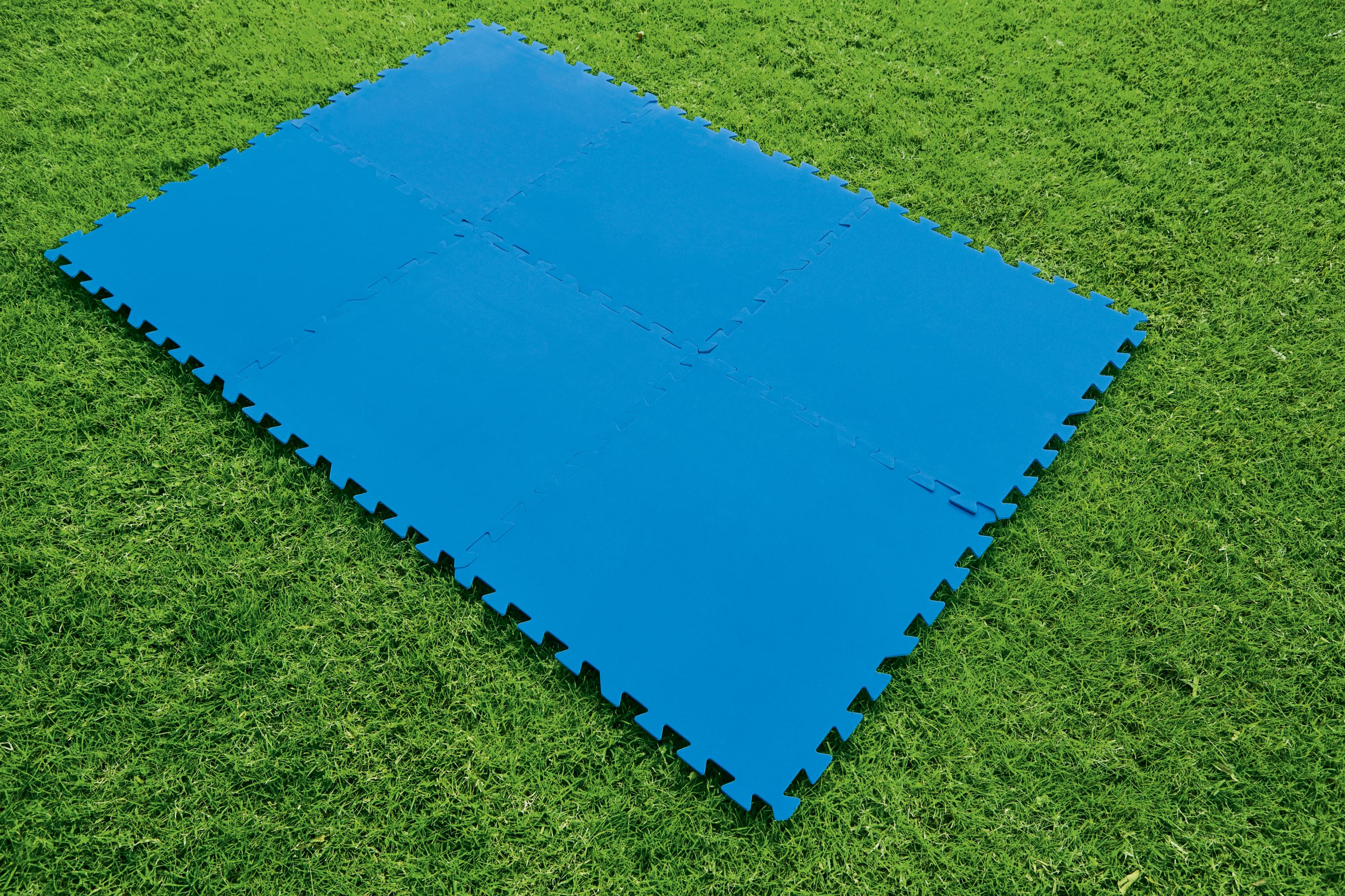 Tappeto puzzle ad incastro 9 pezzi per Piscine Area Gioco in Poliestere Bestway 58220