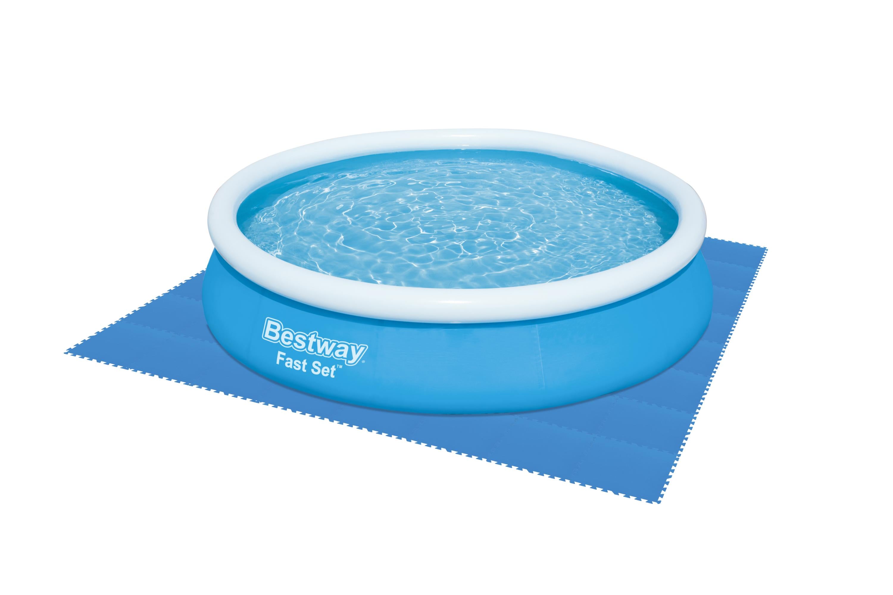 Tappeto puzzle ad incastro 9 pezzi per Piscine Area Gioco in Poliestere Bestway 58220