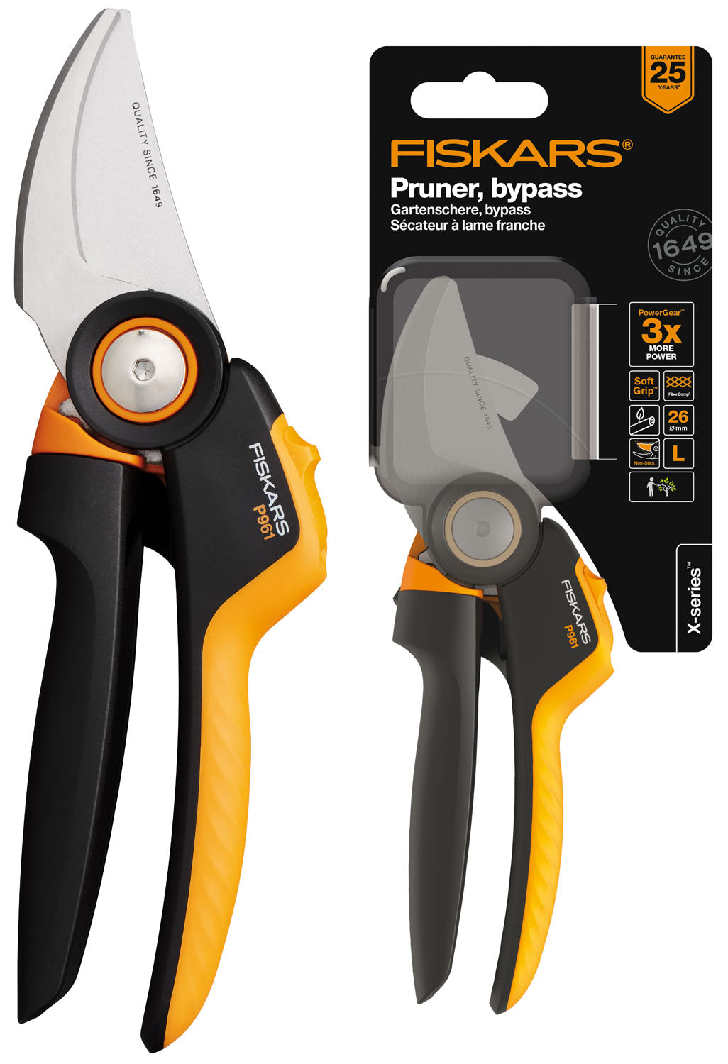 Forbice da pota Powergear Bypass P961 FISKARS