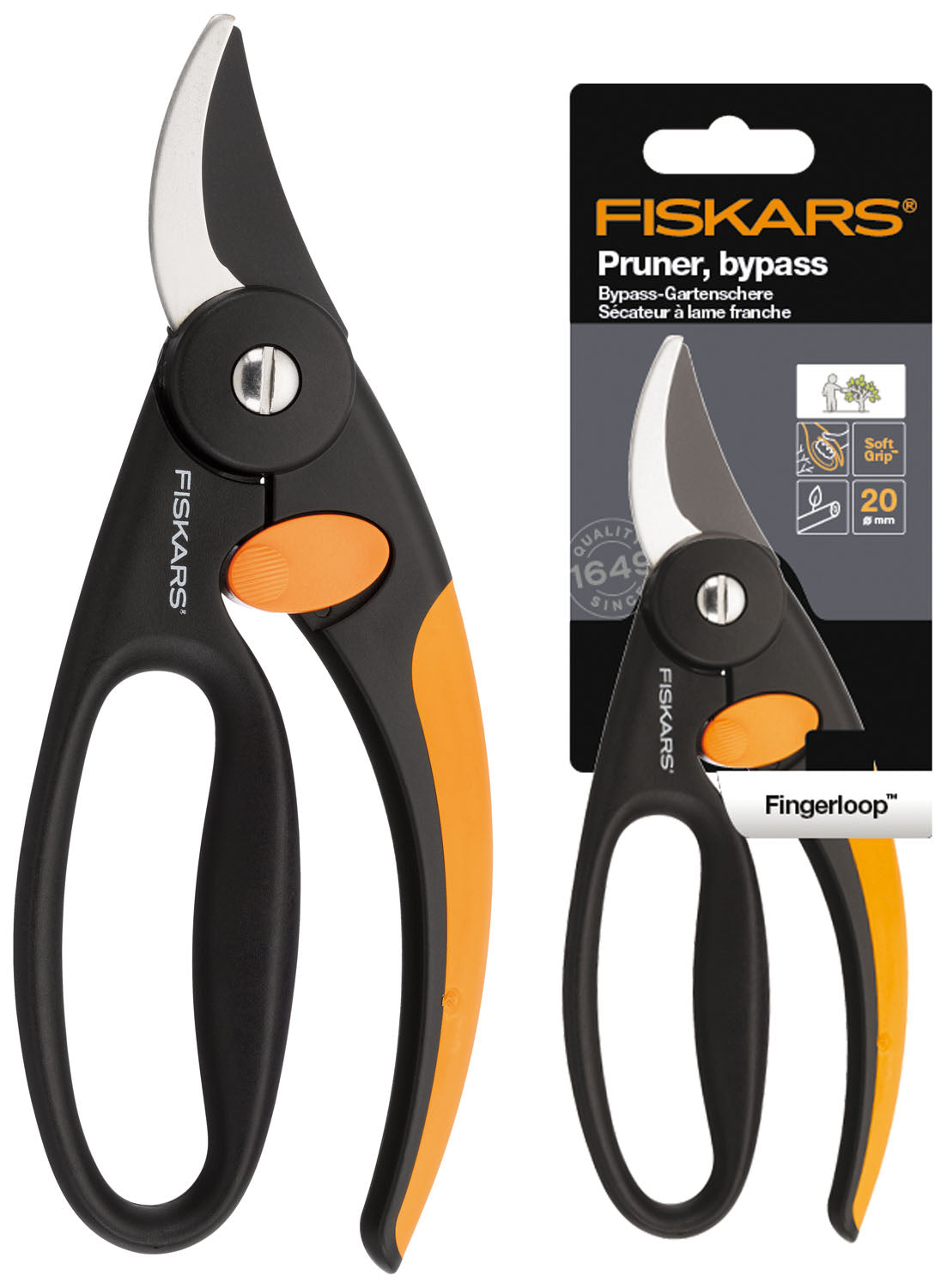 Forbice da pota Bypass Fingergloop P44 FISKARS