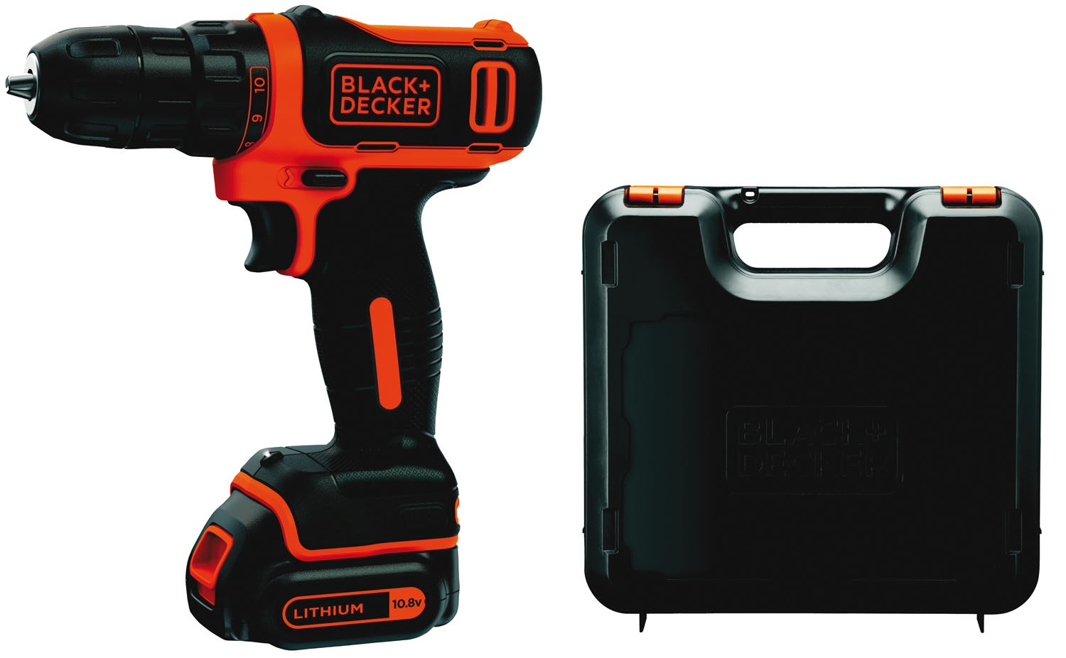 Trapano Avvitatore 10.8V in valigetta BLACK+DECKER BDCDD12K