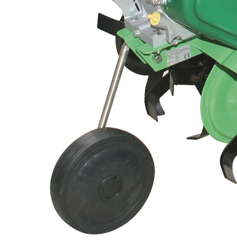 Motozappa a scoppio 5.5 cv zappe 80 cm con retromarcia e ruotino Greencat Zolla Profi