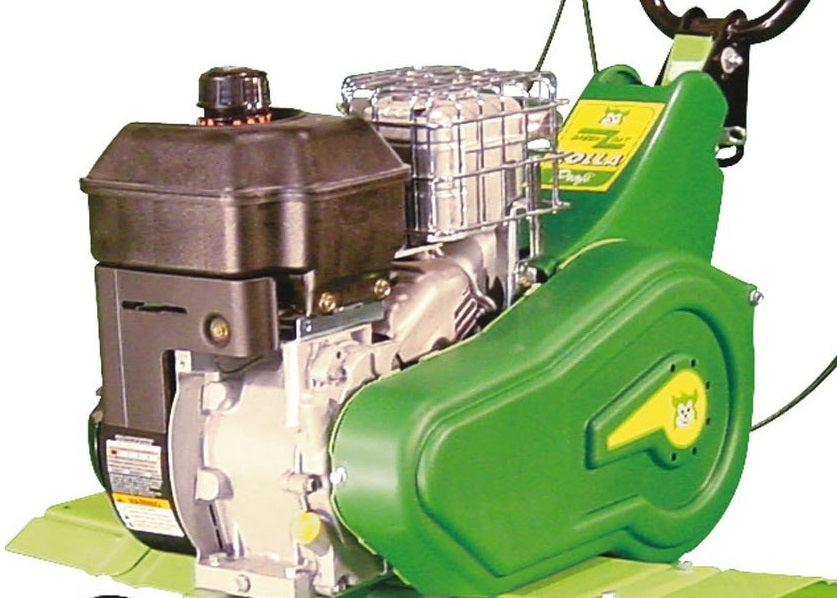 Motozappa a scoppio 5.5 cv zappe 80 cm con retromarcia e ruotino Greencat Zolla Profi