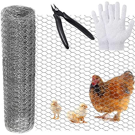 Rete per recinzioni animali filo a tripla torsione con tripla zincatura maglia esagonale 13 mm Rotolo 50 mt