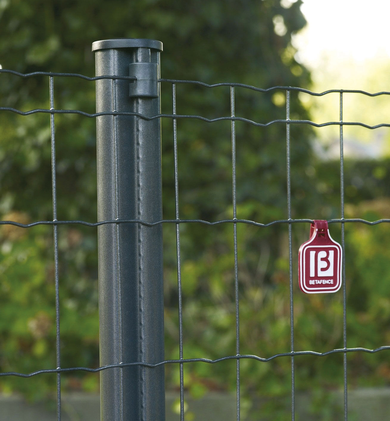 Palo Bekaclip per Pannelli Bekafor H130CM Verde Betafence