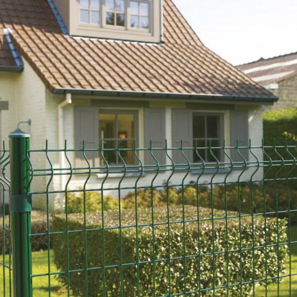 Palo Bekaclip per Pannelli Bekafor H130CM Verde Betafence