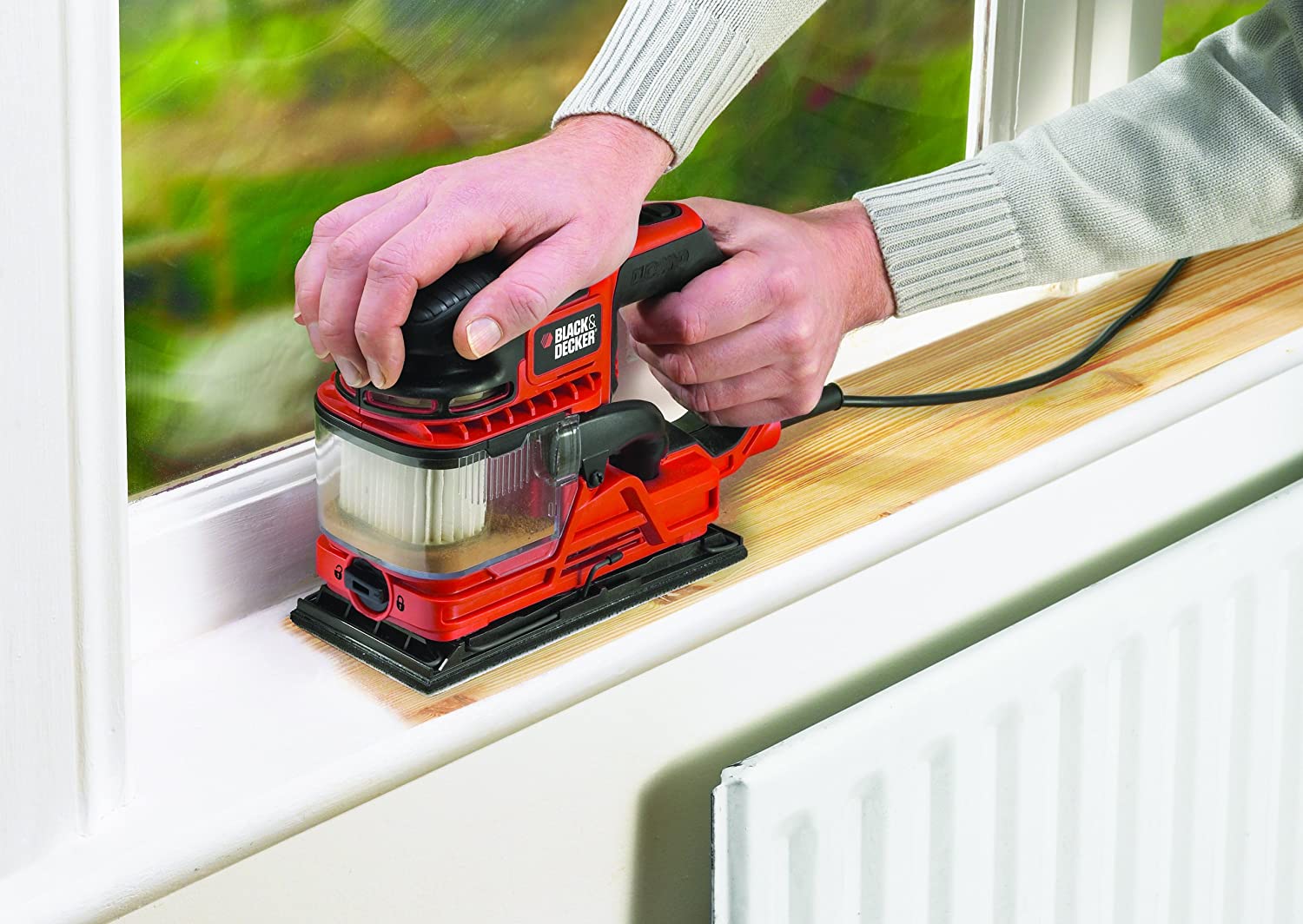 Levigatrice Orbitale DUOSAND 270W in valigetta con accessori BLACK+DECKER KA330EKA