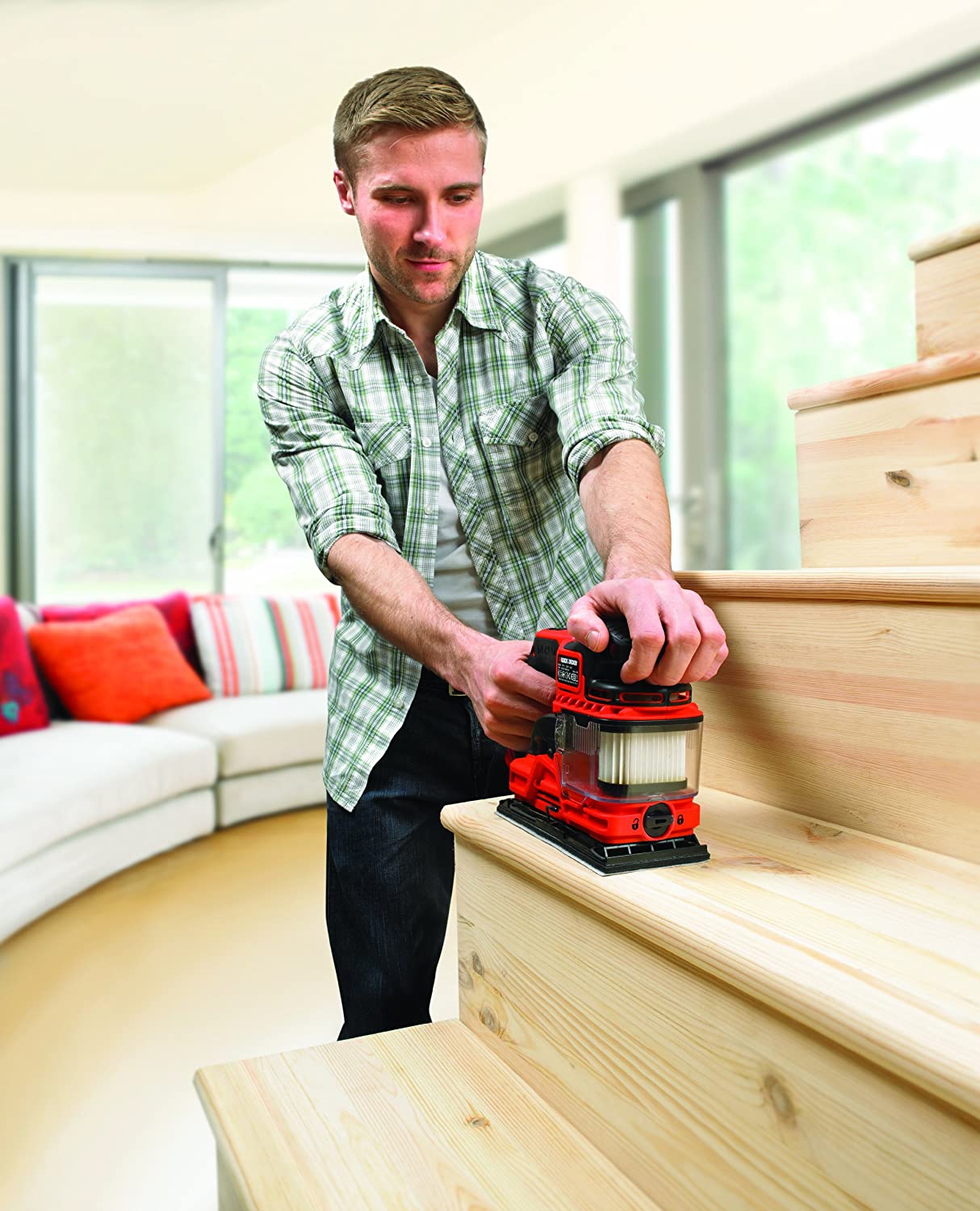 Levigatrice Orbitale DUOSAND 270W in valigetta con accessori BLACK+DECKER KA330EKA