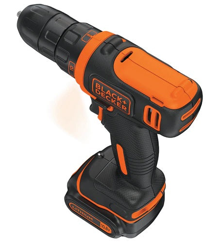 Trapano Avvitatore 10.8V Litio con caricabatterie BLACK+DECKER BDCDD12