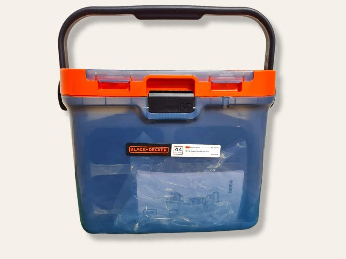 Kit Fai Da Te con Trapano 18V Cassetta portautensili Accessori e attrezzi manuali Black+Decker BCKSB 05