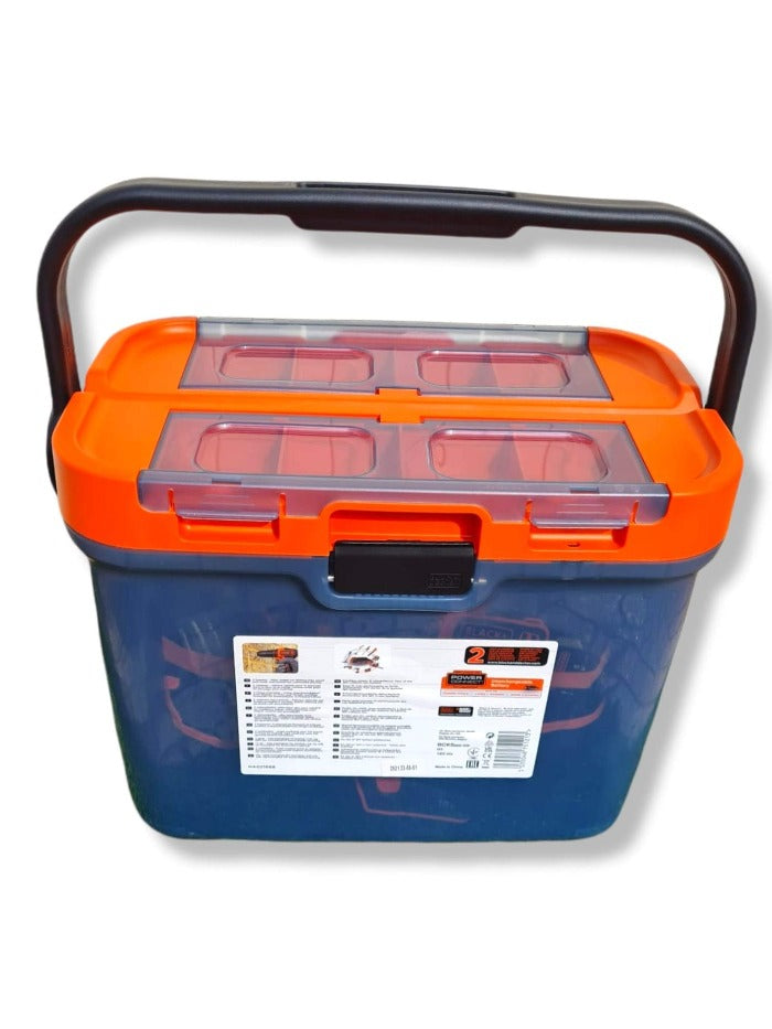 Kit Fai Da Te con Trapano 18V Cassetta portautensili Accessori e attrezzi manuali Black+Decker BCKSB 05