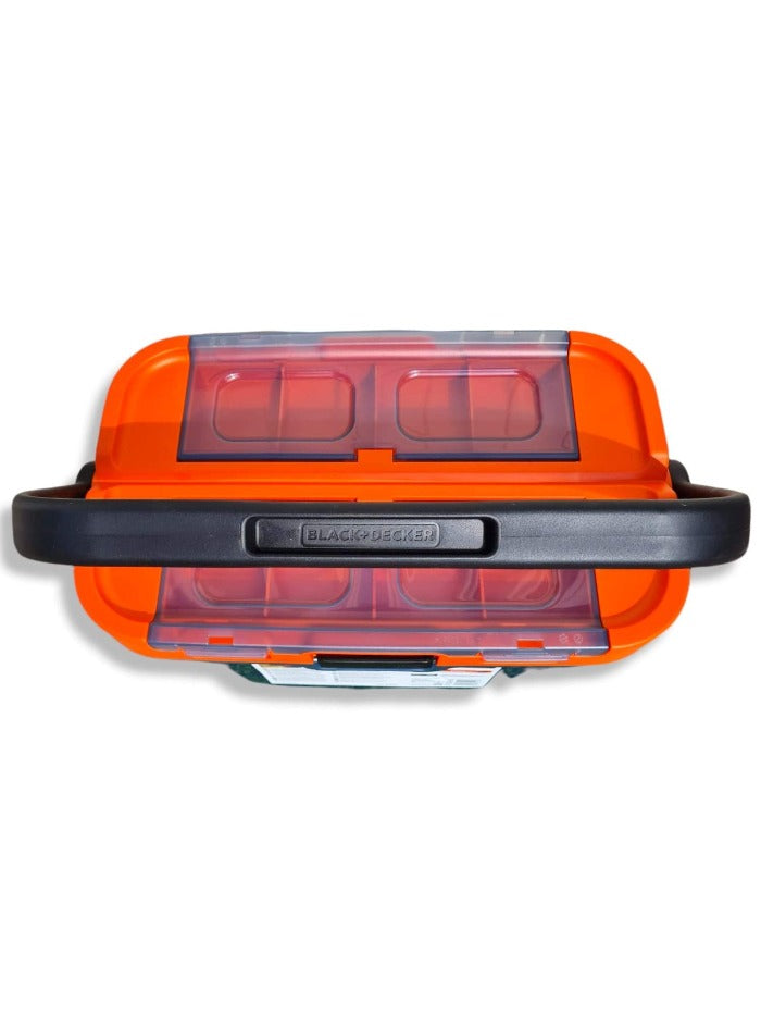 Kit Fai Da Te con Trapano 18V Cassetta portautensili Accessori e attrezzi manuali Black+Decker BCKSB 05