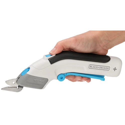 Forbice elettrica multiuso ricaricabile con 2 lame per il taglio di vari materiali BLACK+DECKER