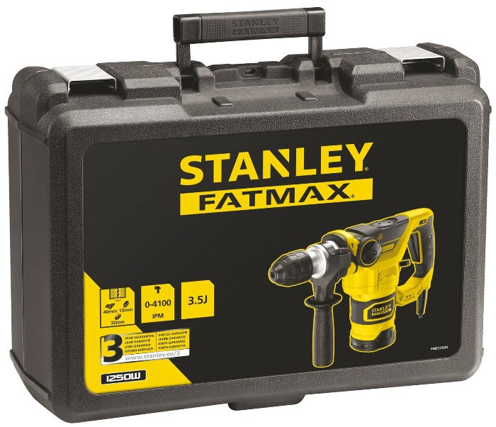 Trapano Martello Tassellatore 1250W 3.5J STANLEY FATMAX FME1250K