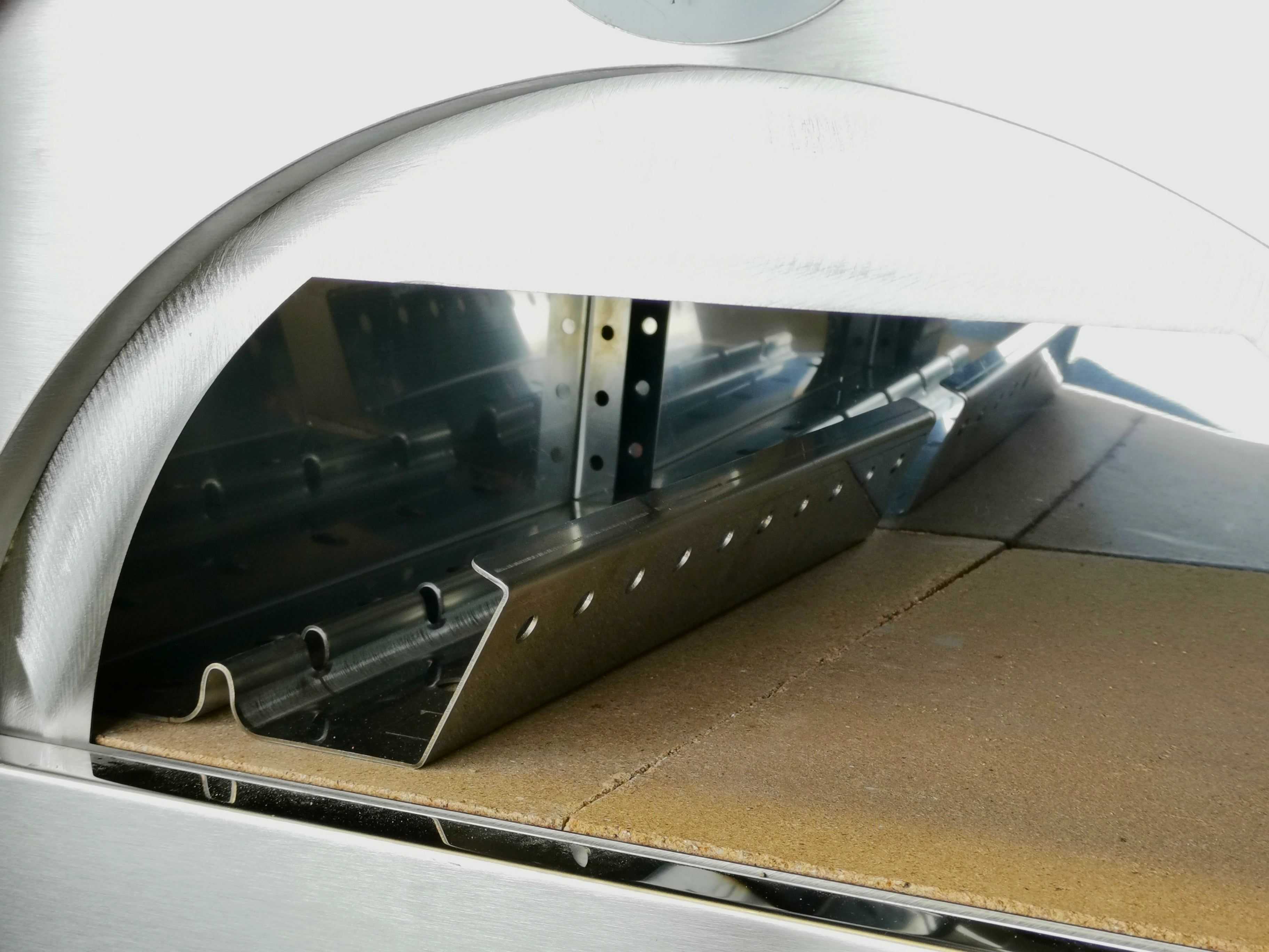 Forno Ibrido legna e gas per pizze a cottura diretta su pietra Bella Napoli Piccirillo