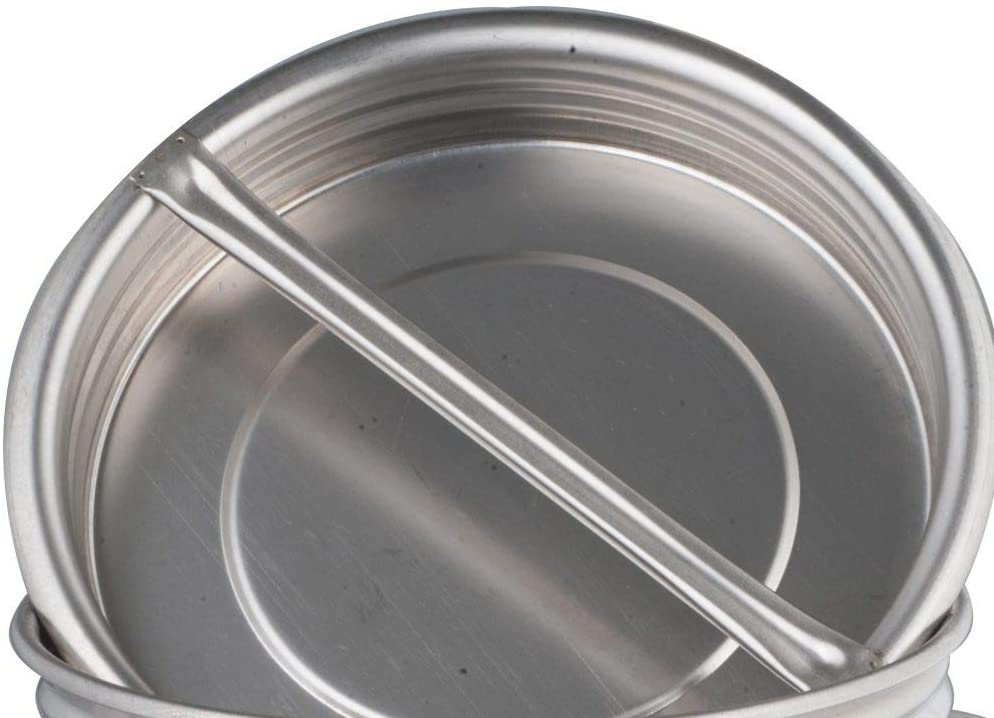 Bidone fusto contenitore in acciaio inox per olio con supporto 5 lt Sansone