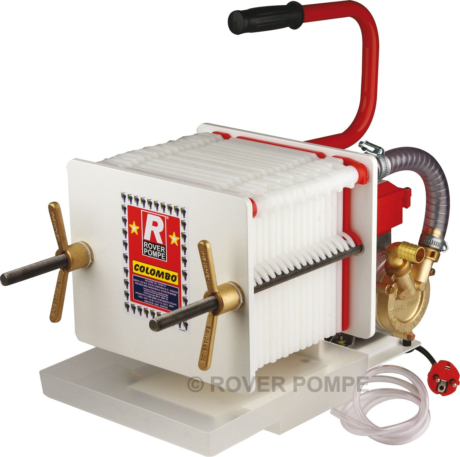 Pompa filtrante 18 strati per alimenti bevande 340 W Rover Colombo 18