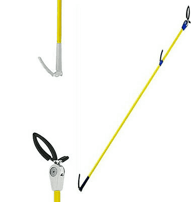 Pinza asta bastone telescopico per scaffali raccogli prendi oggetti 158 cm