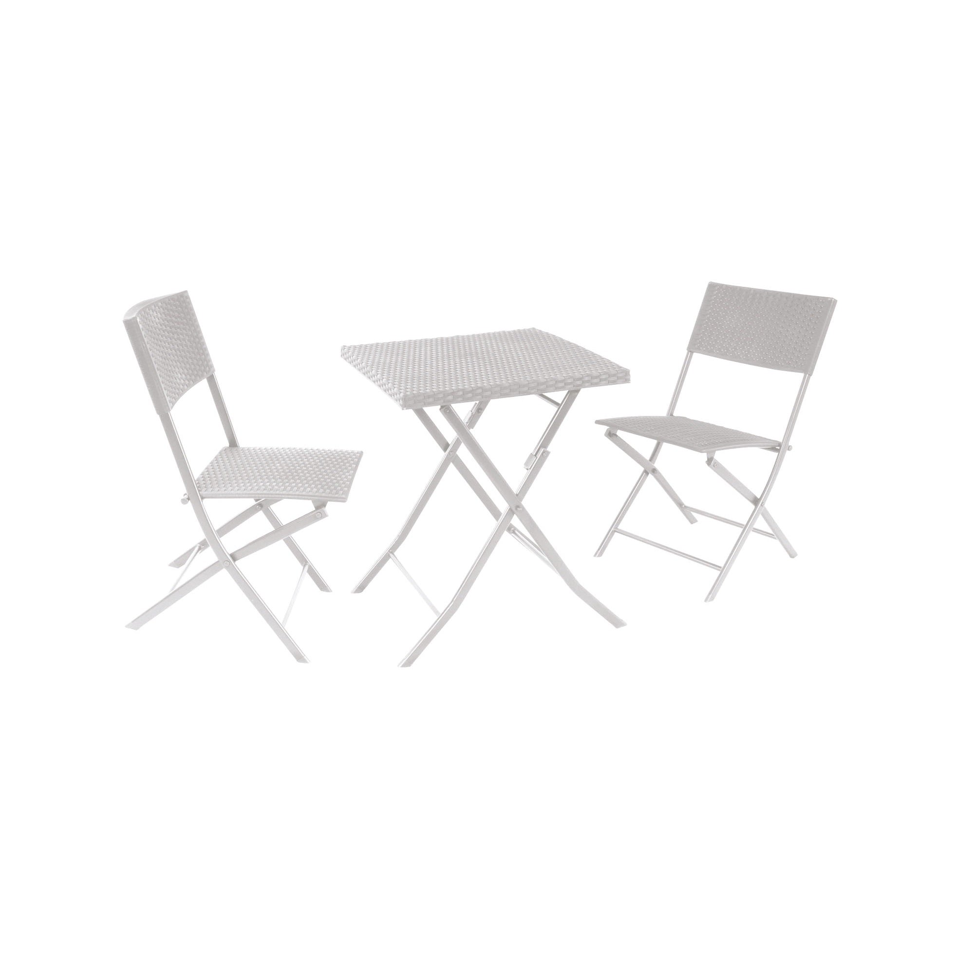 Set tavolo e sedie Balcony Polyrattan