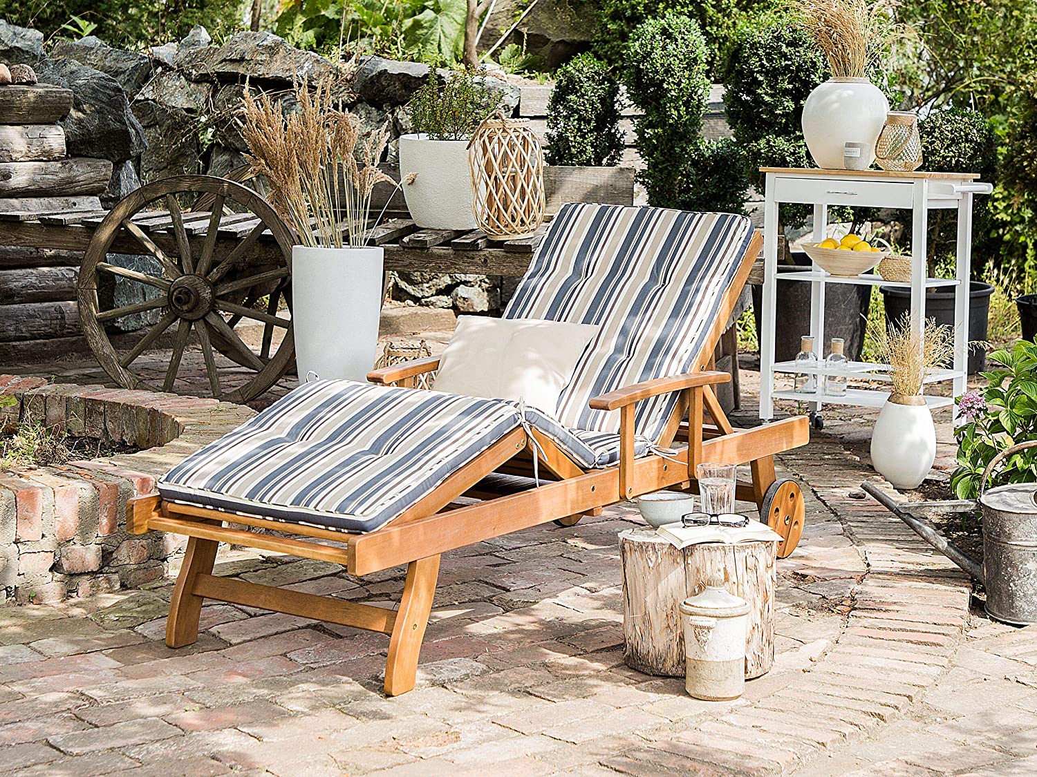 Lettino sdraio da esterno in legno Impression Chang Mai