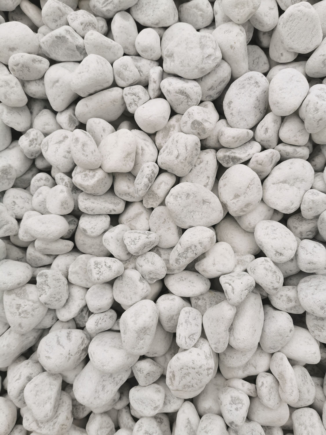 Pietre in ciottoli di marmo Confezione 25Kg.